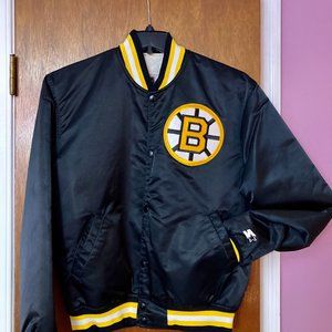 Bruins Jacket-Medium Weight, Satin Finish
